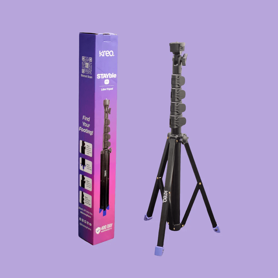 STAYble 1.6 meter Premium Tripod Stand with Phone Holder