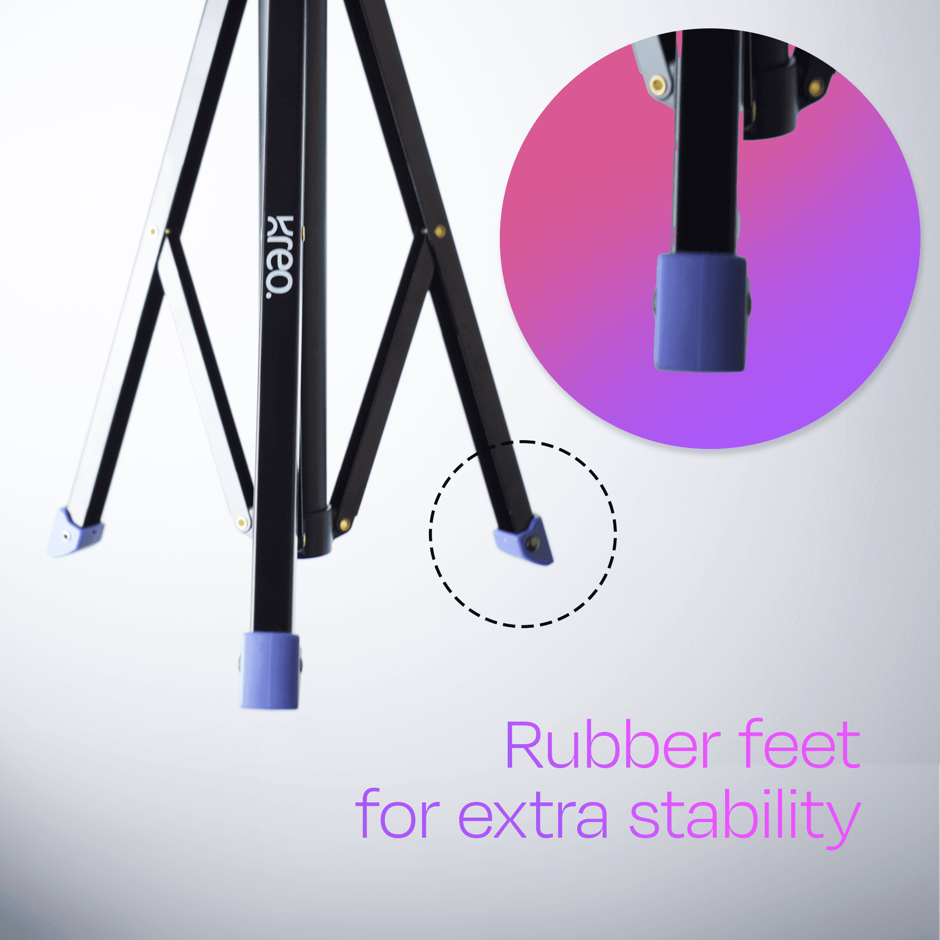 STAYble 1.6 meter Premium Tripod Stand with Phone Holder