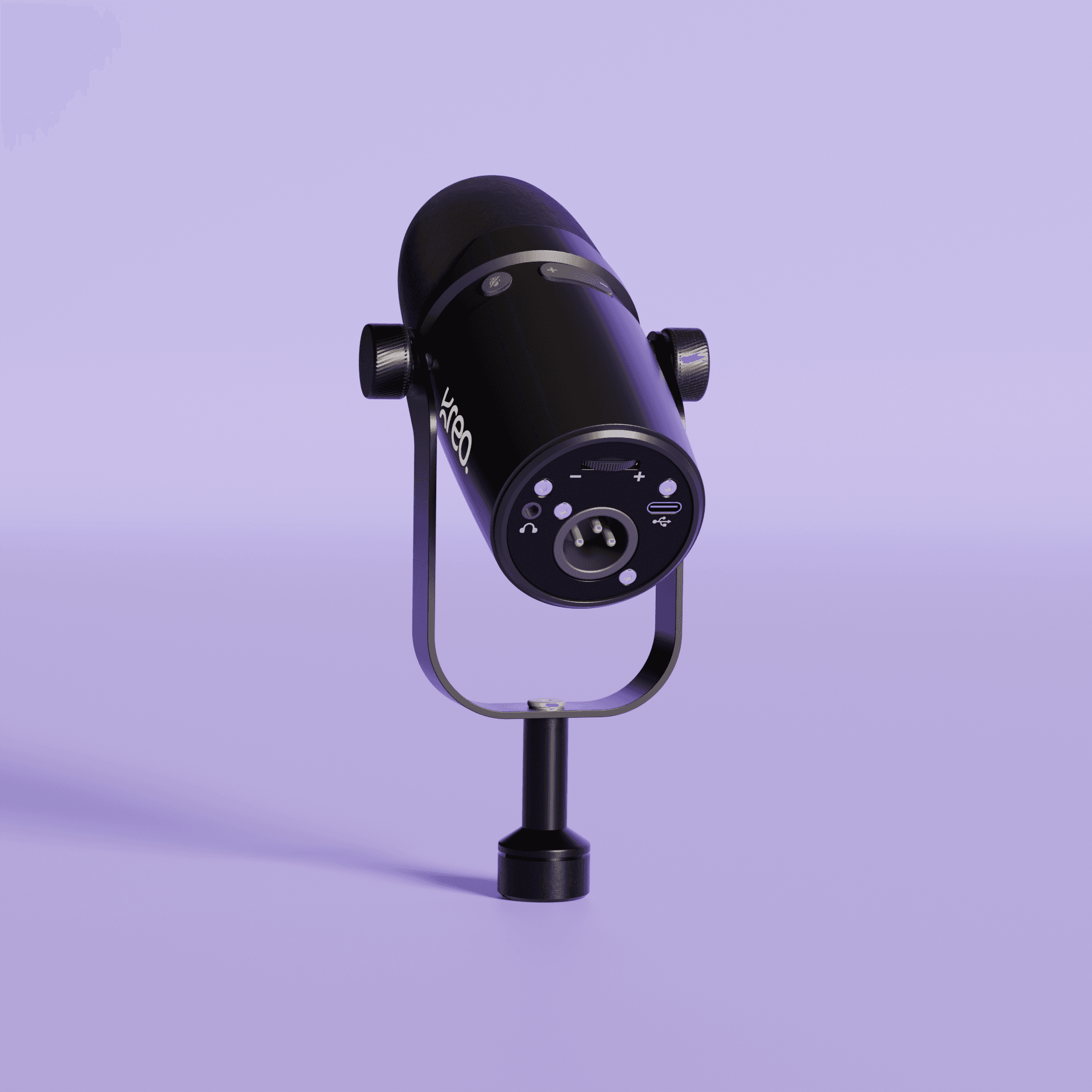 Kast Black Dynamic Microphone Kreo