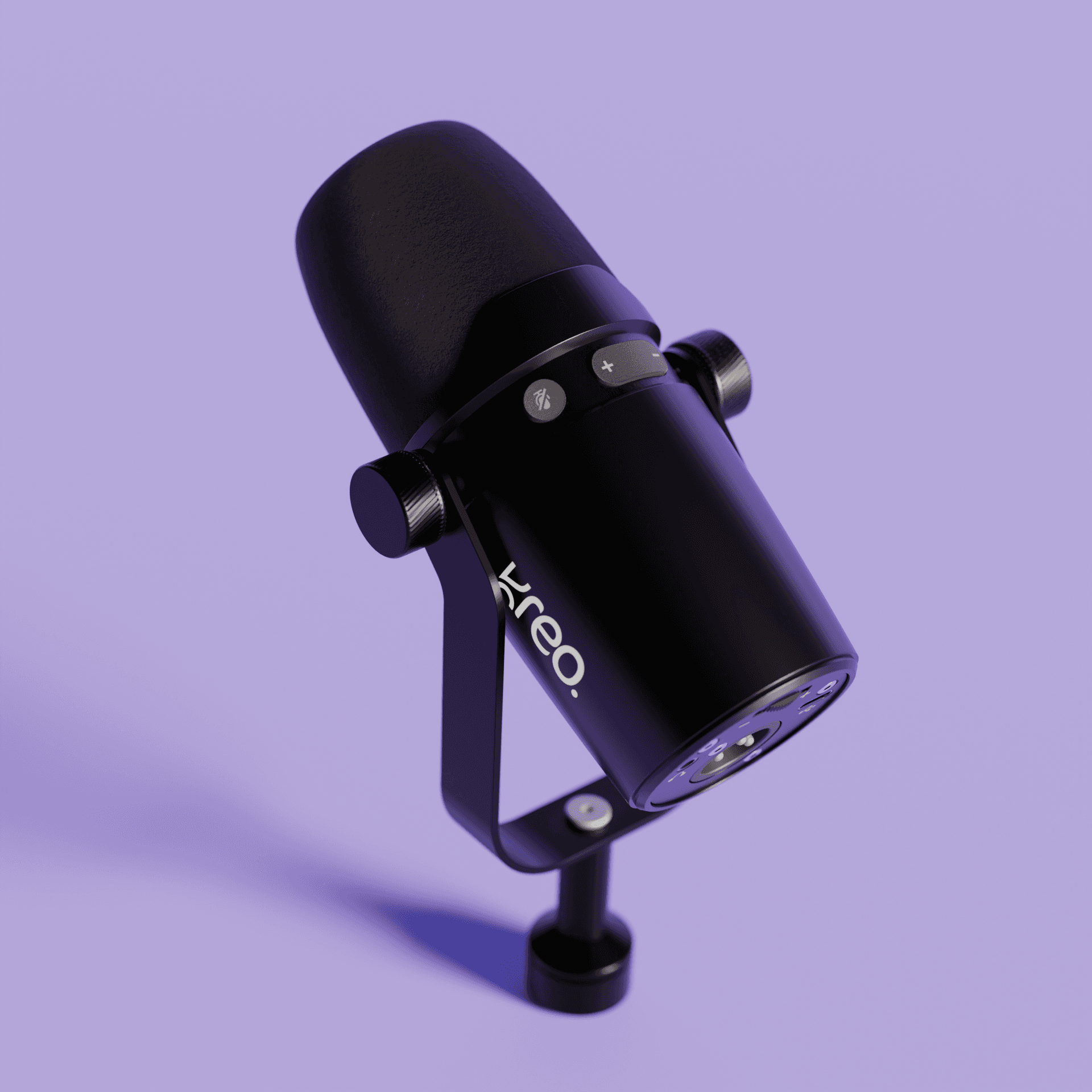 Kast Black Dynamic Microphone Kreo