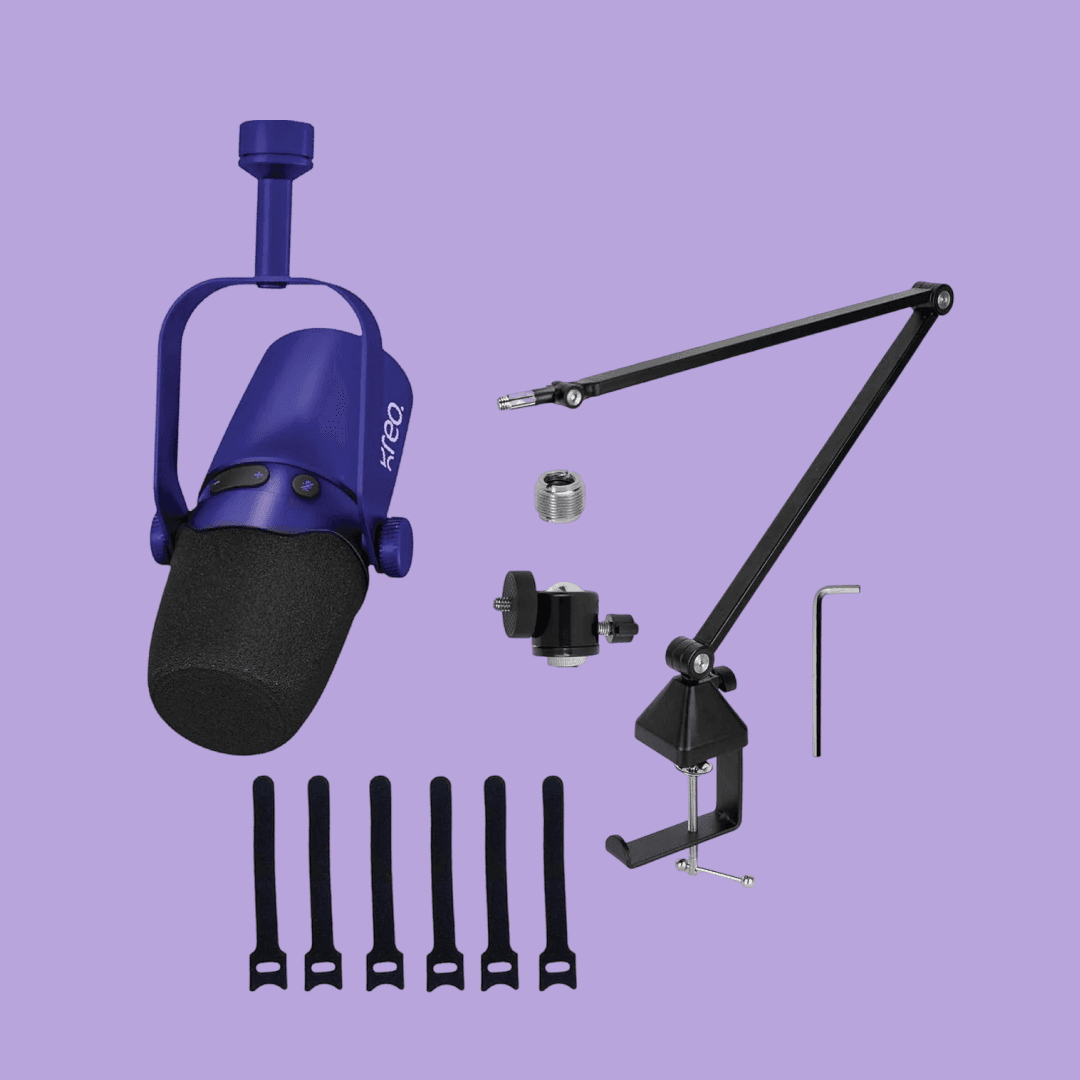 Kast Dynamic Mic + Rod Pro Boom Arm Combo