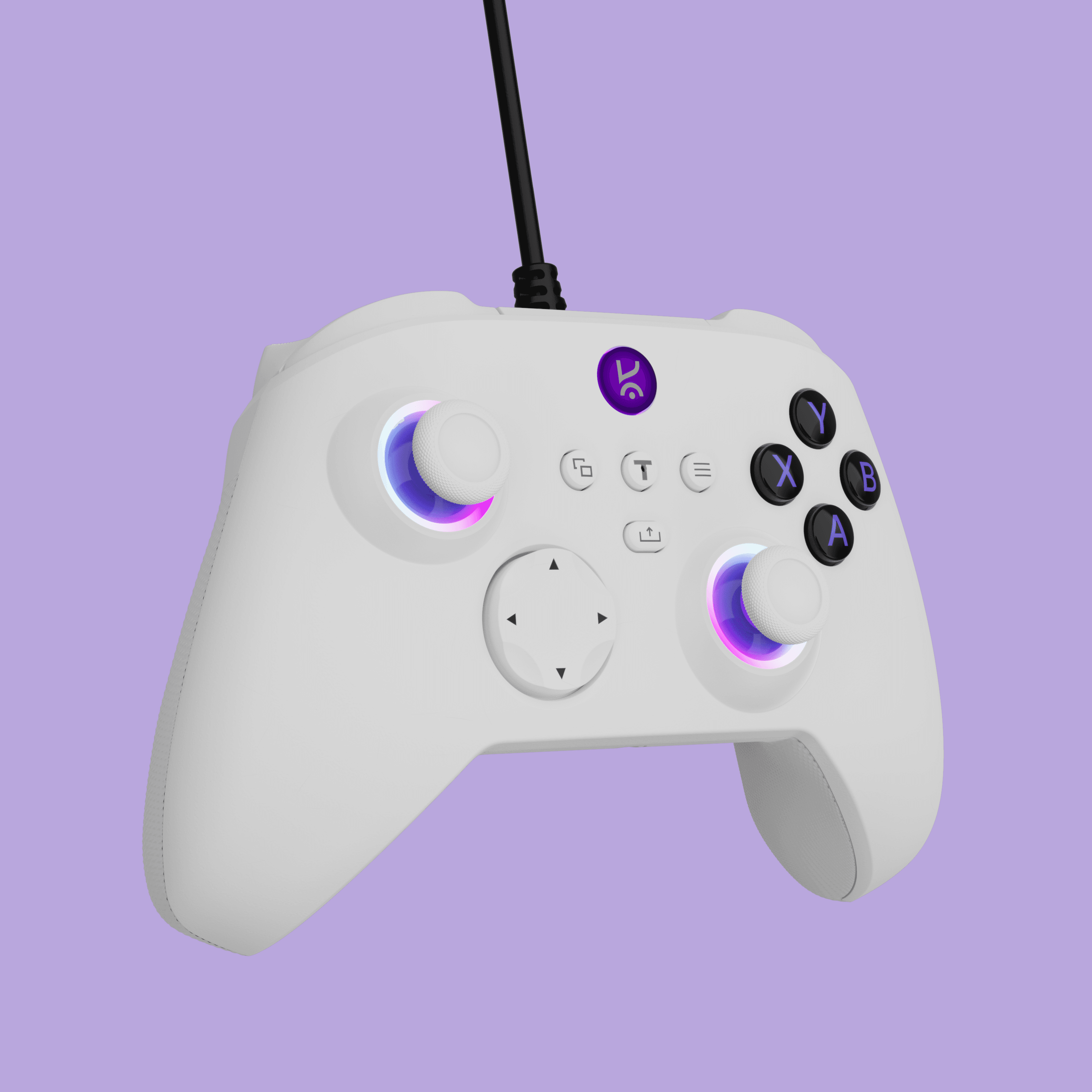 Surge Lite White Premium RGB Wired Gaming Controller