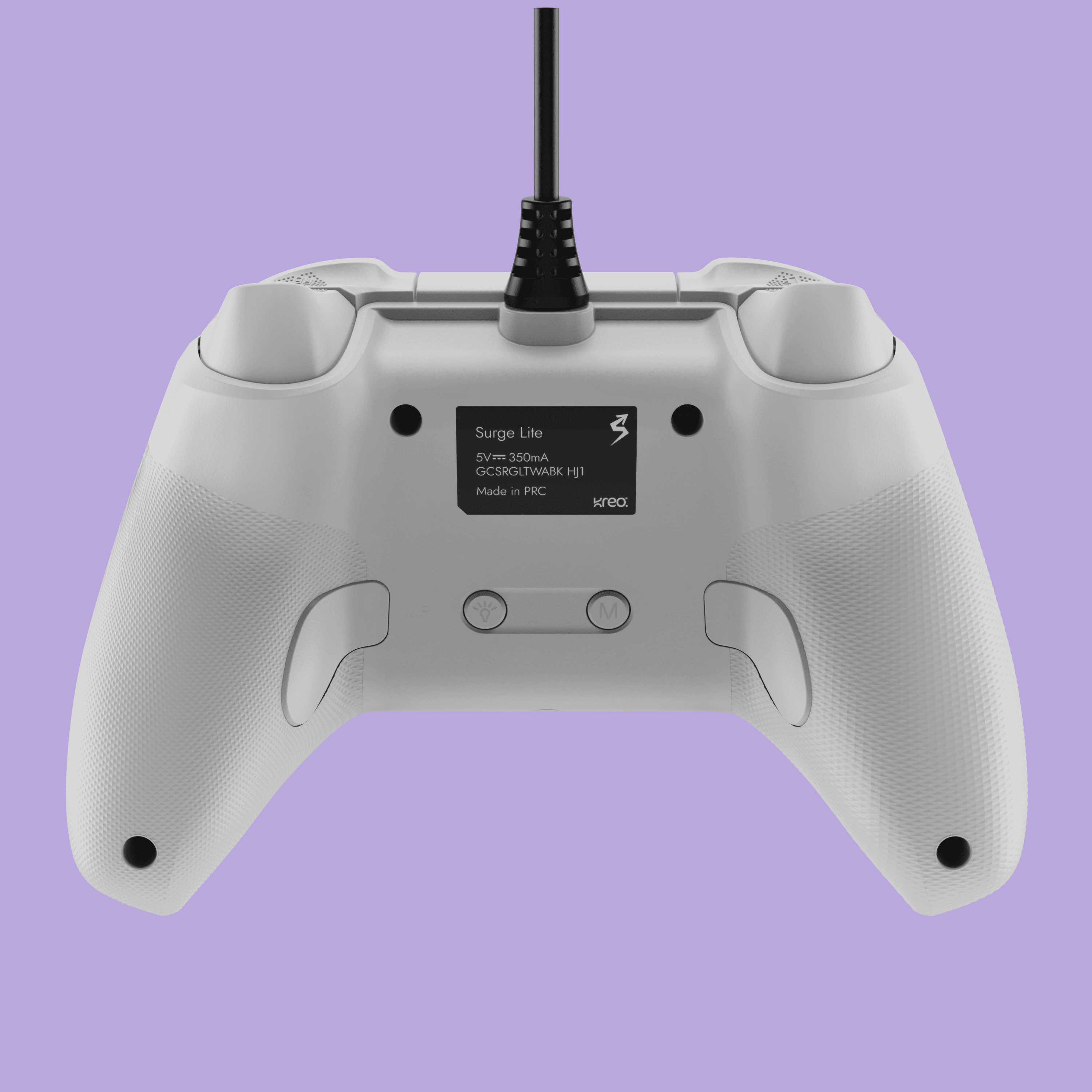 Surge Lite White Premium RGB Wired Gaming Controller