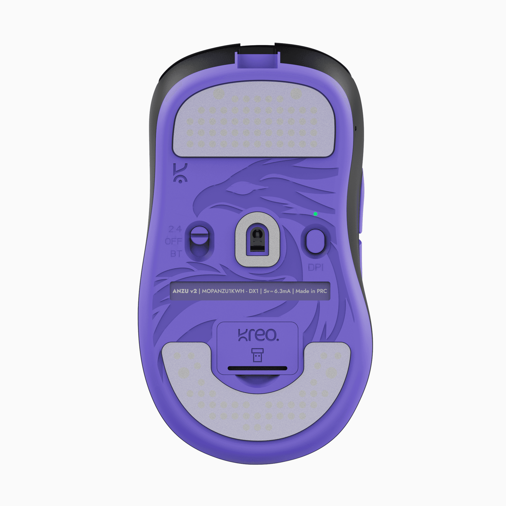 Anzu V2 Black Ultralight Ergonomic Wireless Gaming Mouse