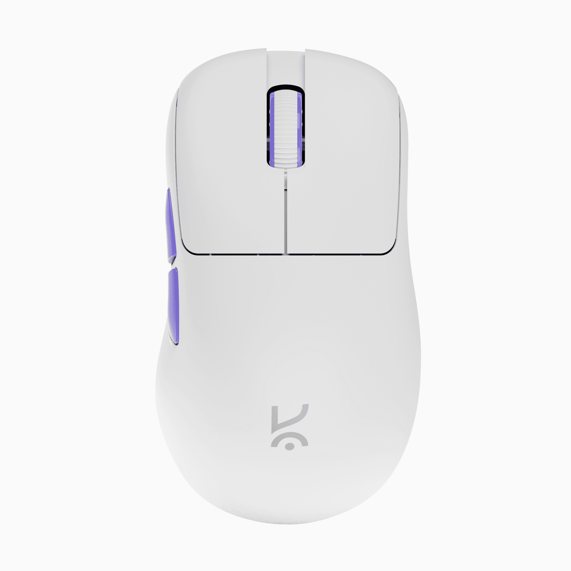 Anzu V2 White Ultralight Ergonomic Wireless Gaming Mouse