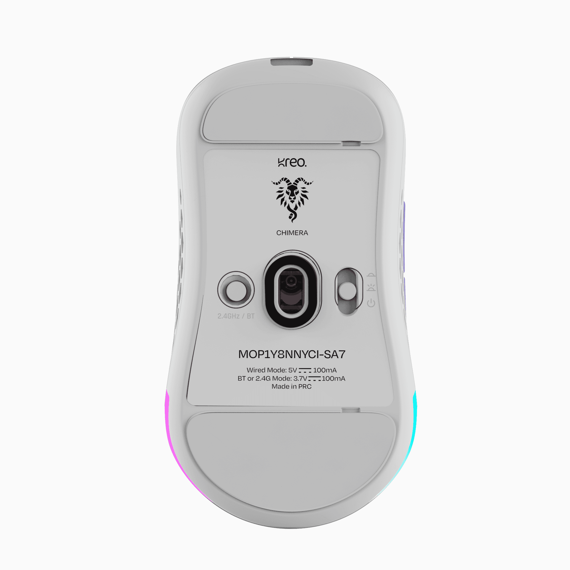Chimera V2 White Wireless Gaming Mouse