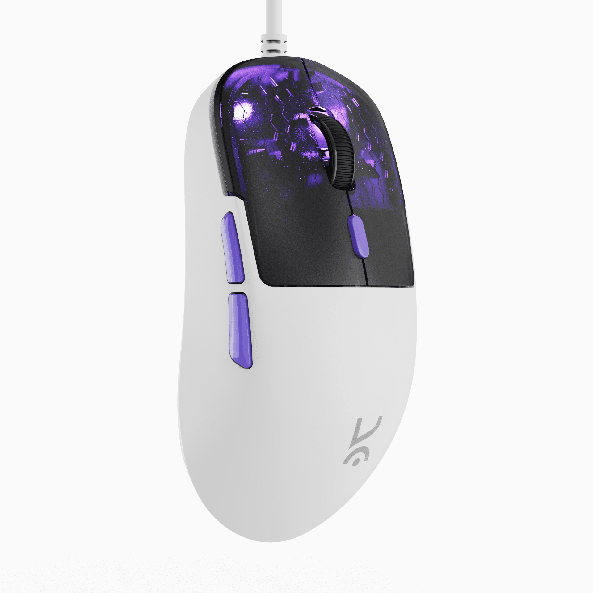 Harpy White Light Weight RGB Gaming Mouse