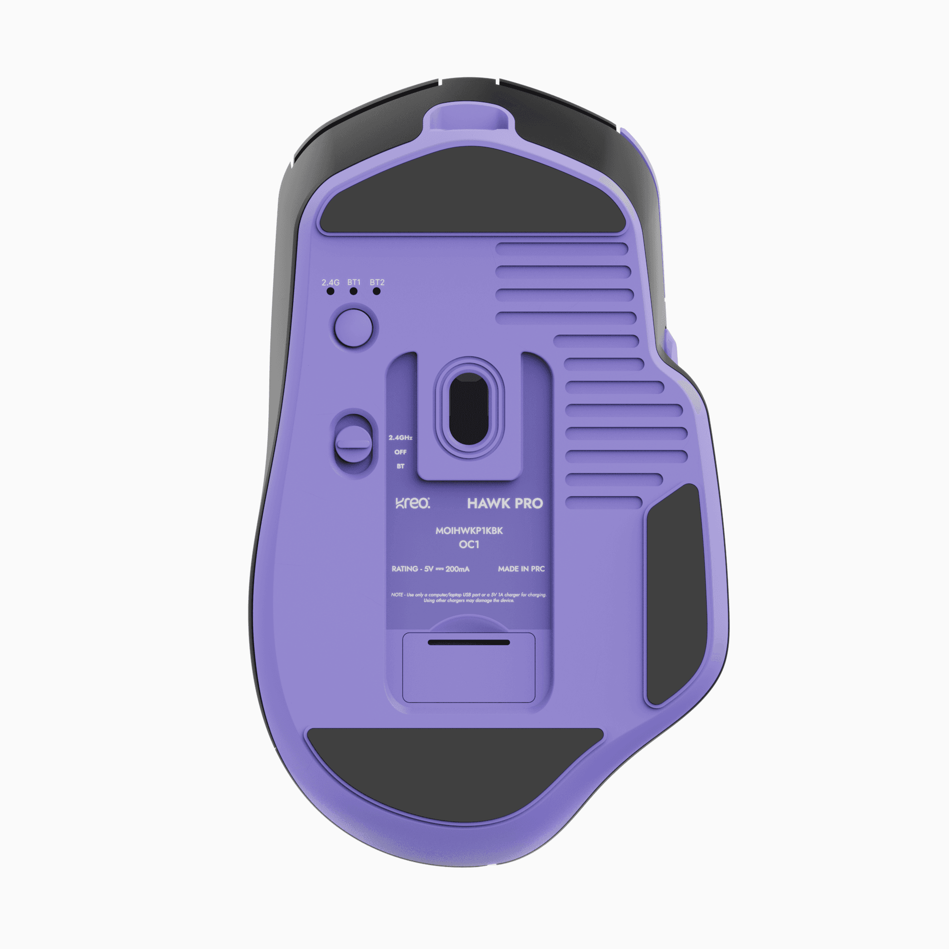 Hawk Pro Black Wireless Gaming Mouse
