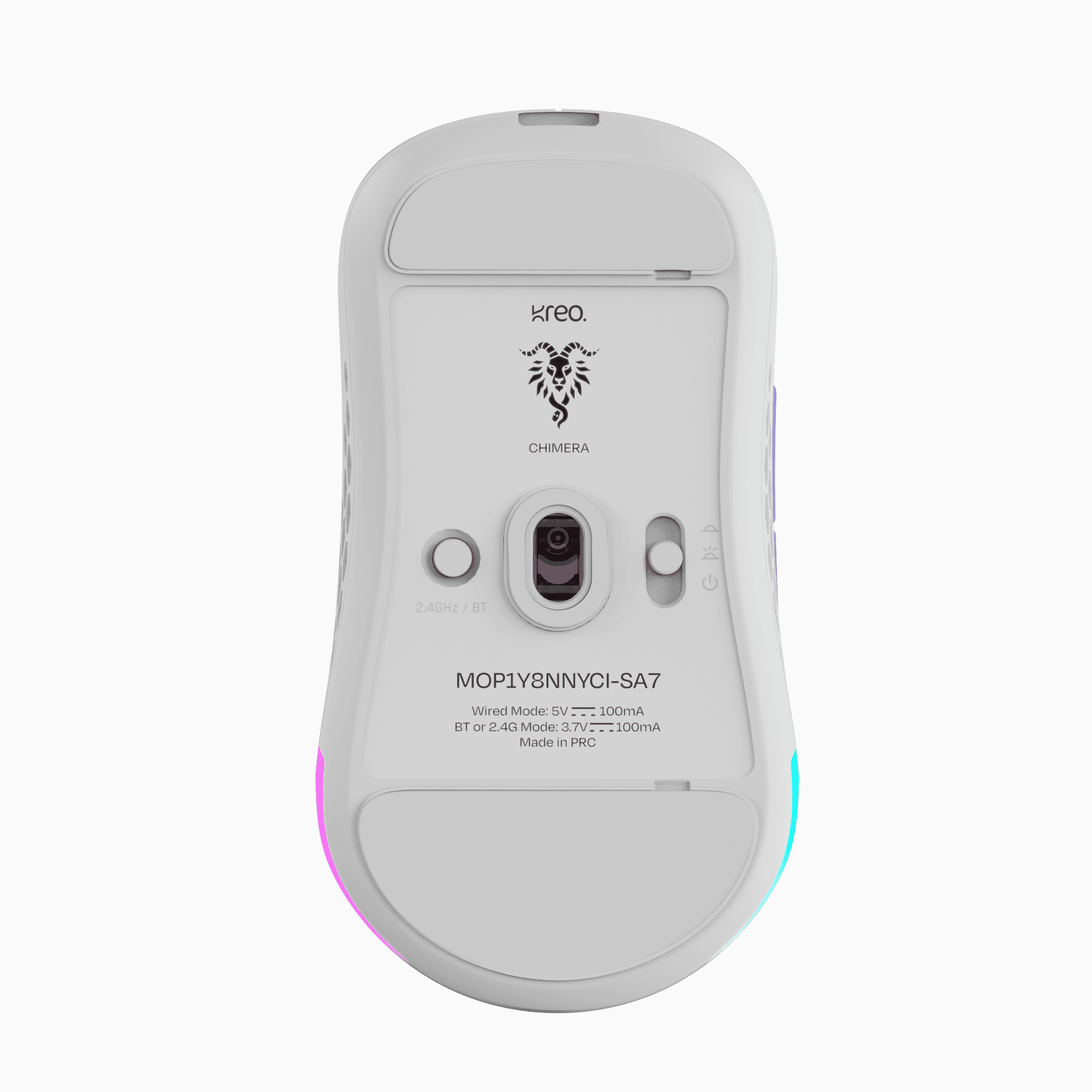 Chimera V2 White Wireless Gaming Mouse