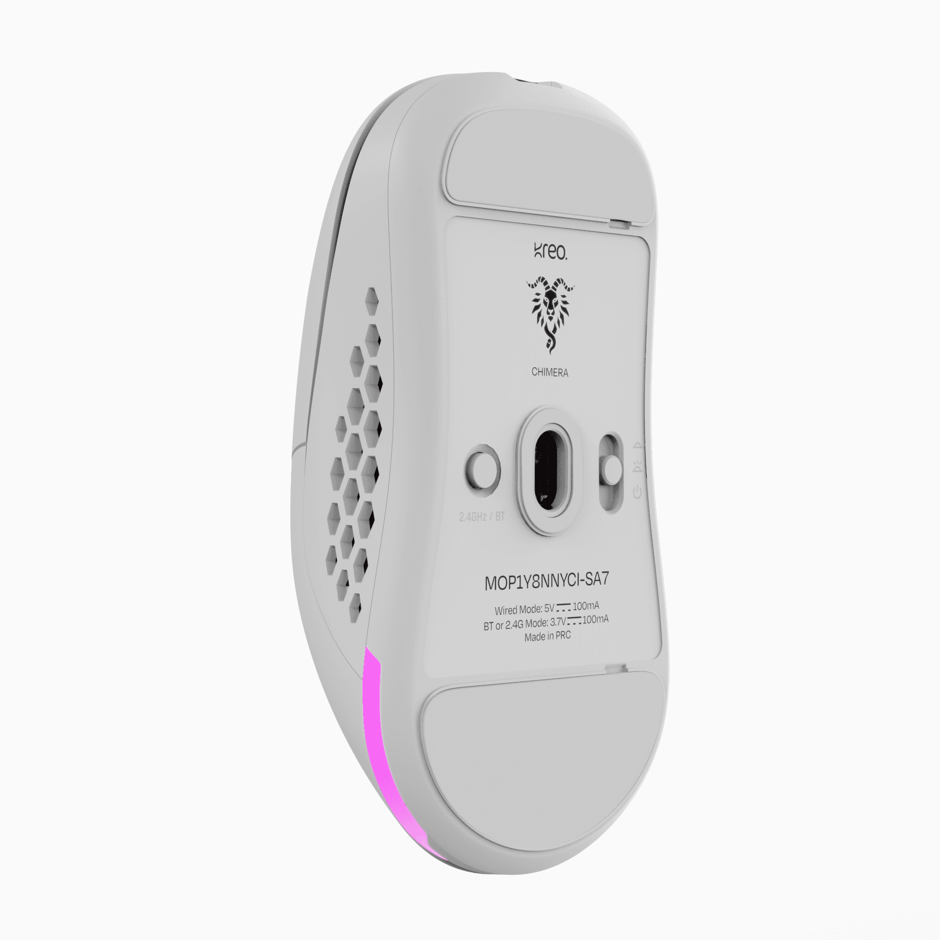 Chimera V2 White Wireless Gaming Mouse