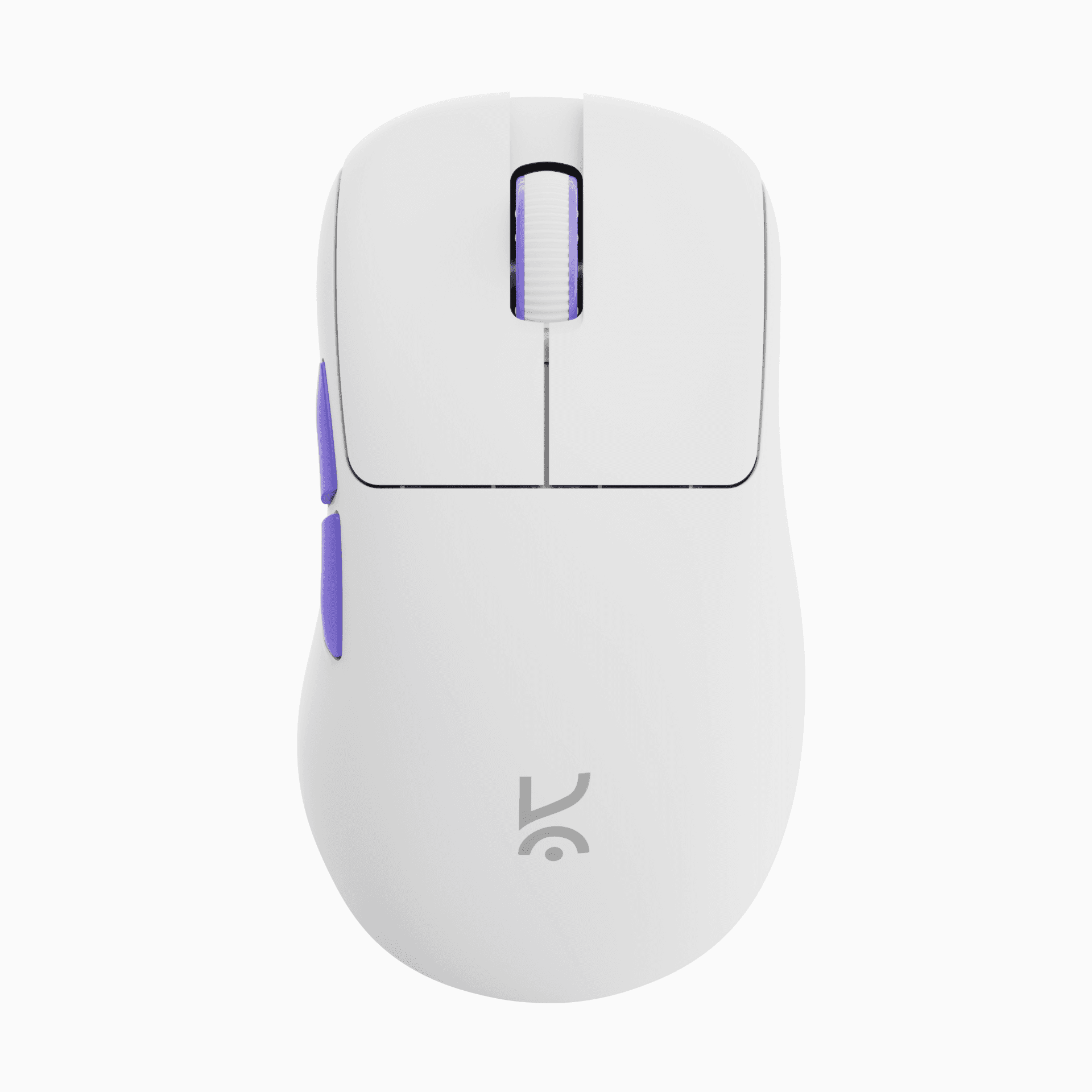 Anzu V2 White Ultralight Ergonomic Wireless Gaming Mouse